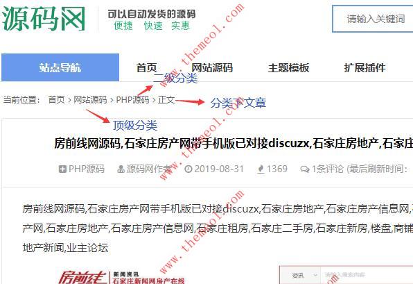 ZBlogPHP面包屑导航的完整代码分享