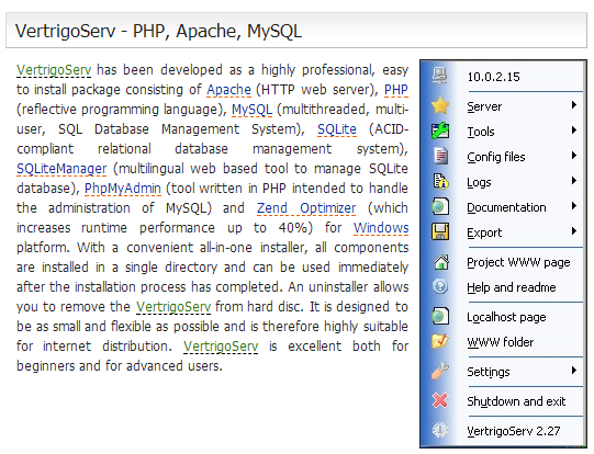 6、Vertrigo Server 6、Vertrigo Server