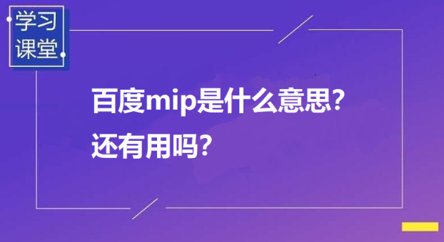 MIP是什么意思适用哪些场景?
