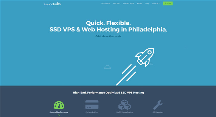 LaunchVPS：美国费城VPS，年付特价优惠套餐22.61美元起