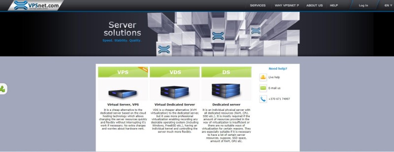 VPSnet：立陶宛VPS，1核/1G/100Mbp/不限流量，€1.99/月起