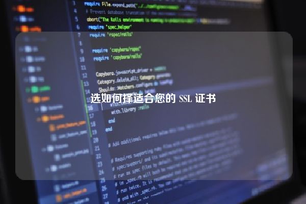 选如何择适合您的 SSL 证书