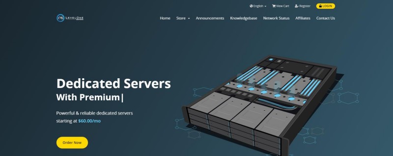 LeveloneServers：达拉斯大硬盘存储VPS 1核1G内存512G硬盘 年付25美元起