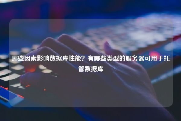 哪些因素影响数据库性能？有哪些类型的服务器可用于托管数据库