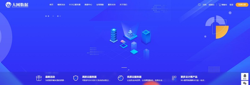 大网数据：特惠双11活动，湖北高防云服务器大带宽10Mbps-50Mbps低至111.1元/季度起