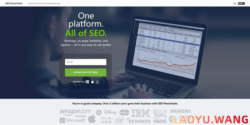 3、SEO PowerSuite：最好的综合性SEO软件