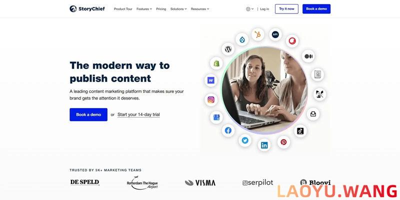 4、StoryChief：最好的内容营销解决方案