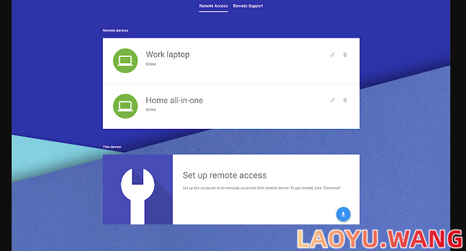 Chrome Remote Desktop远程