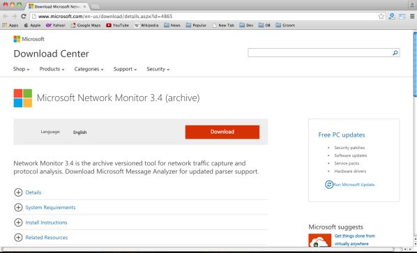5) Microsoft Network Monitor