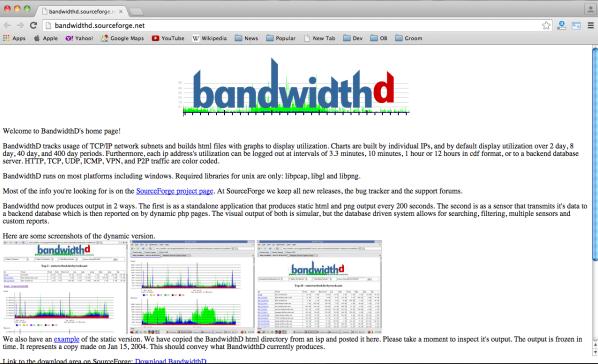 9) Bandwidthd