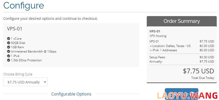 VastNode：达拉斯高防VPS，$7.75/年/1核1GB/50GB SSD空间/不限流量/1Gbps端口